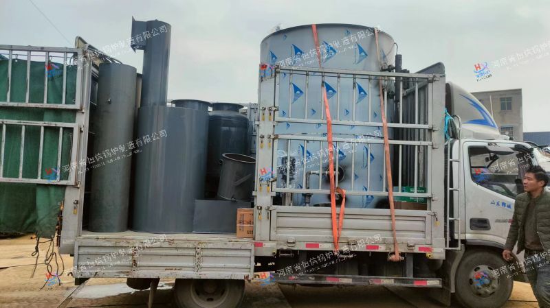 立式2吨生物质蒸发器装车发往江苏泰州